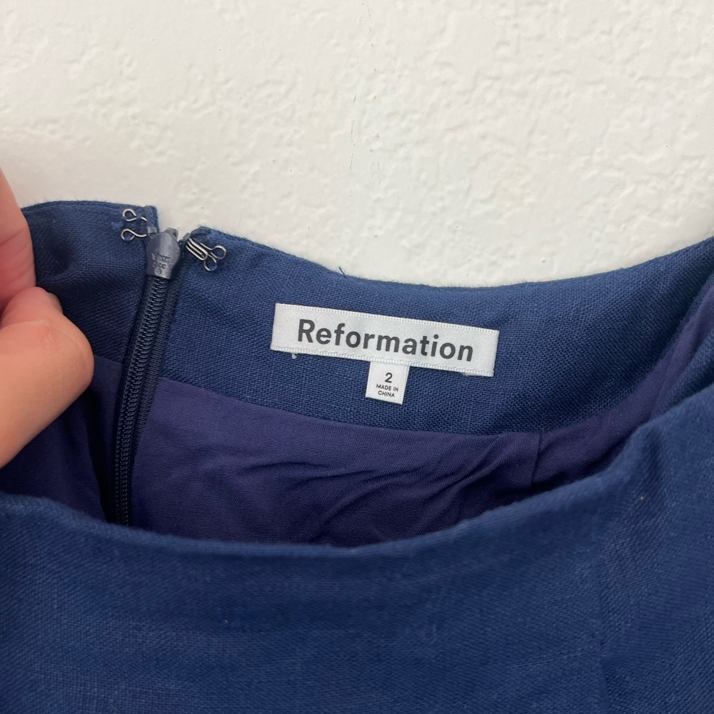Reformation Midnight Blue Midi Dress - Picture 5 of 8